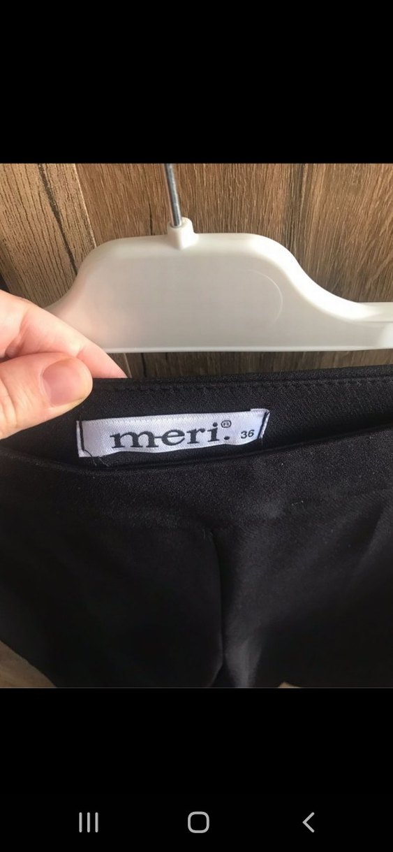 Bol Paça Yüksek Bel Kadın Kumaş Pantolon - Görsel 3