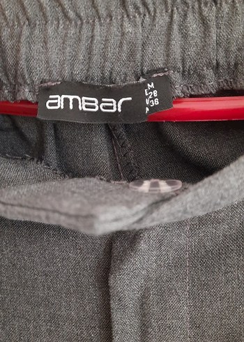 Pileli Gri Kadın Palazzo Pantolon - Görsel 3