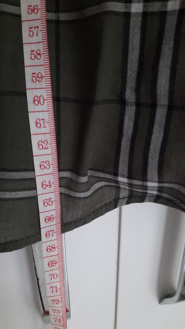 Düğmeli Uzun Kollu Kadın Gömlek - Görsel 5