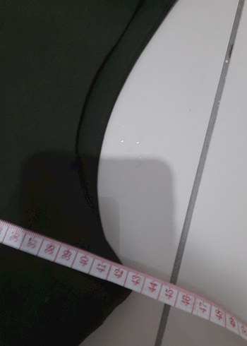 Düğmeli, Uzun Kesim Yeşil Kadın Yelek - Görsel 7