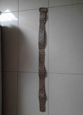Koton Leopar kalın kemer