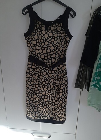 Puantiyeli şık elbise - Görsel 2