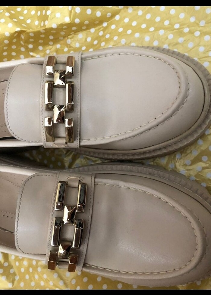 Krem loafer - Görsel 2