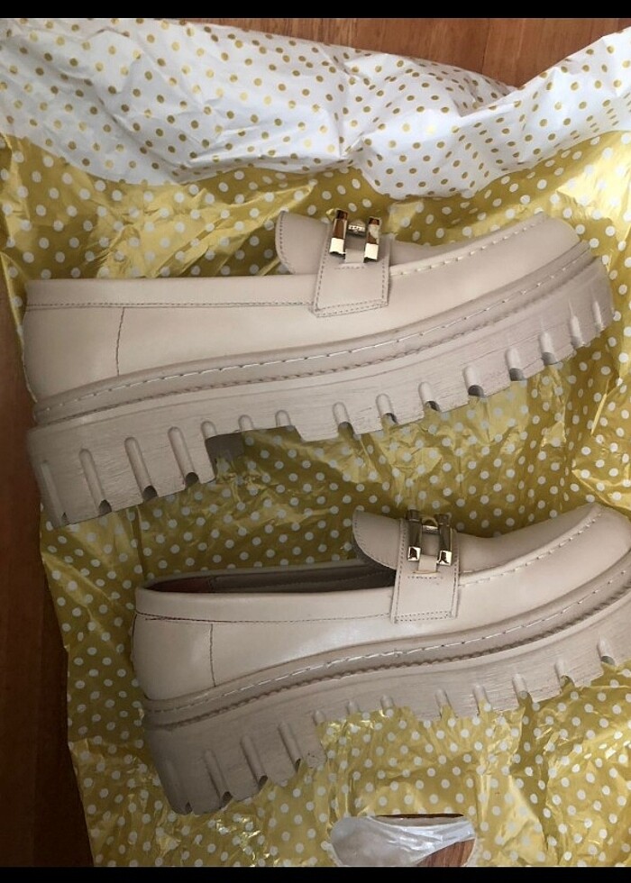 Krem loafer - Görsel 4