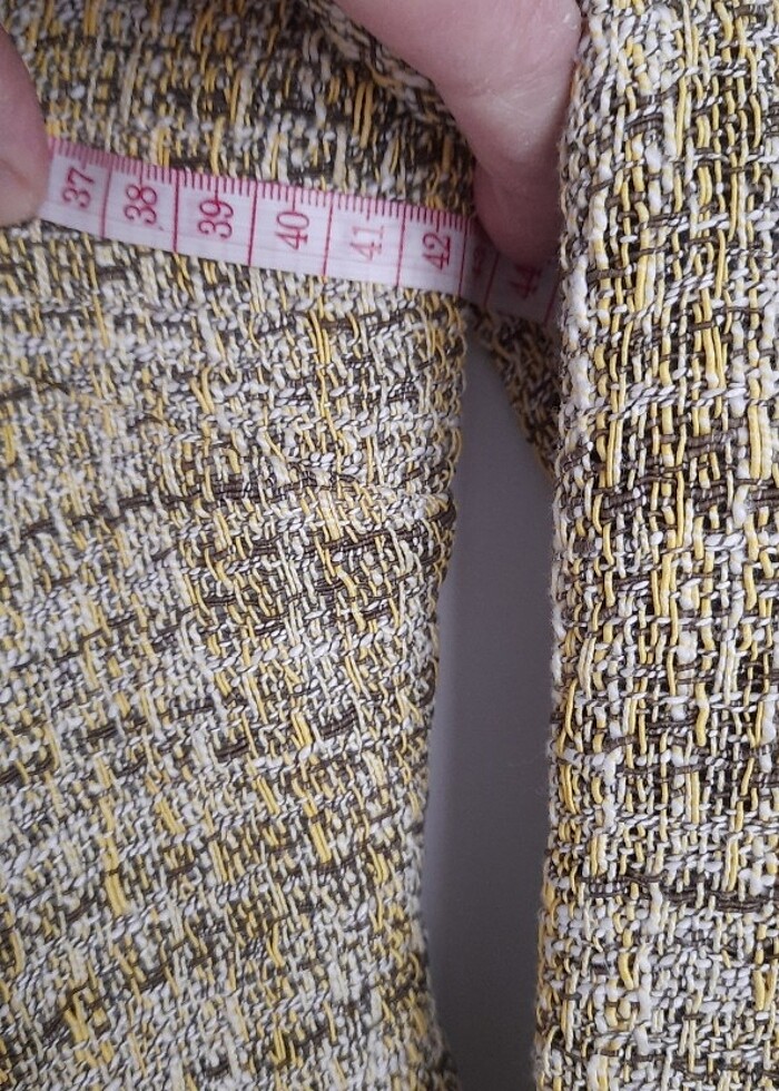 Sarı tüvit ceket - Görsel 5