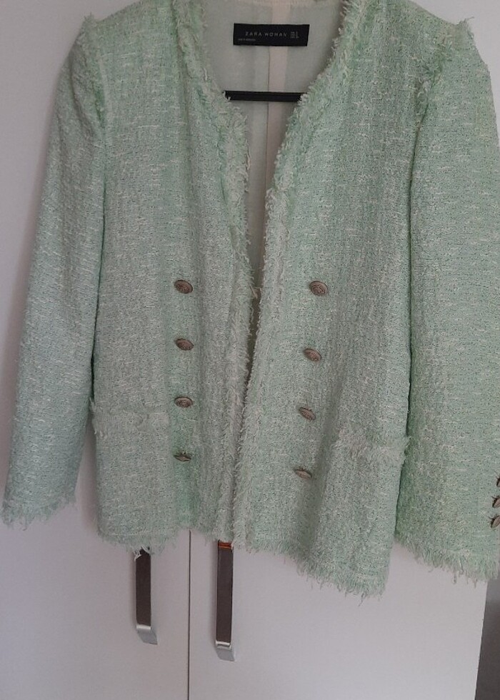 Zara tüvit ceket - Görsel 4
