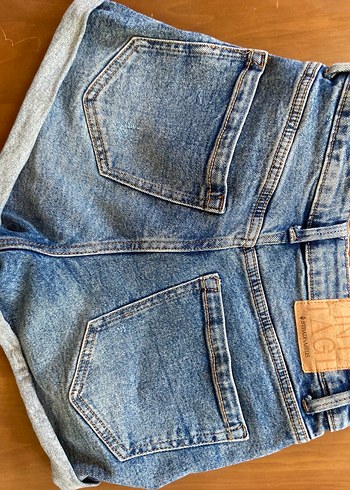 xs Beden Kadın stradivarius Denim Mini Şort
