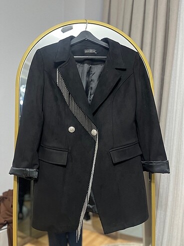 Siyah blazer ceket