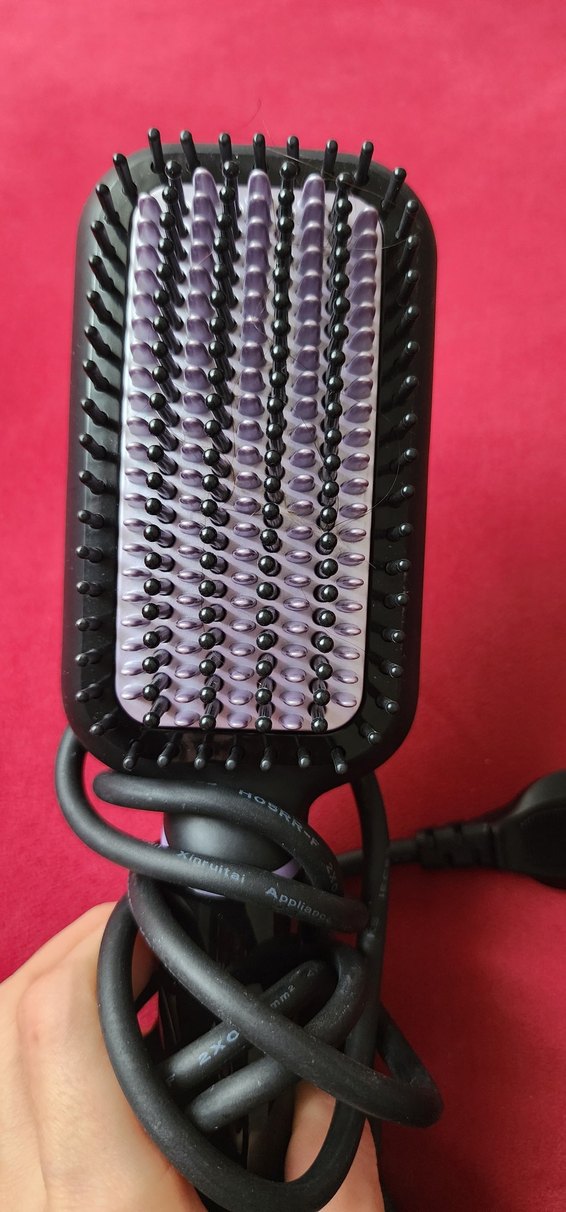 Mor ve Gri Saç Düzleştirici Fırça - Görsel 4