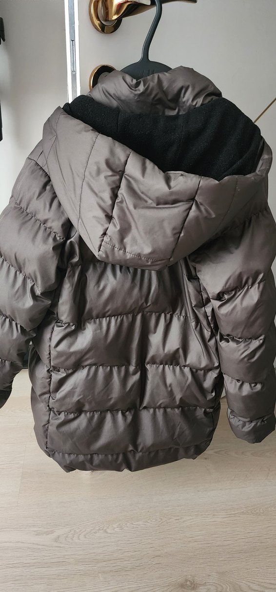 Kahverengi  kı çocuk Kışlık Mont - Görsel 2