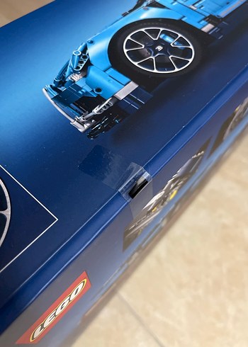 LEGO Technic Bugatti Chiron Modeli Mavi Renk - Görsel 4