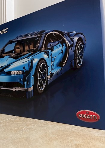 LEGO Technic Bugatti Chiron Modeli Mavi Renk - Görsel 2