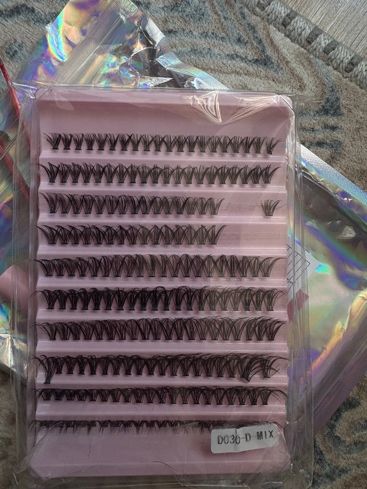 Pastel Pembe Takma Kirpik Seti - Görsel 2