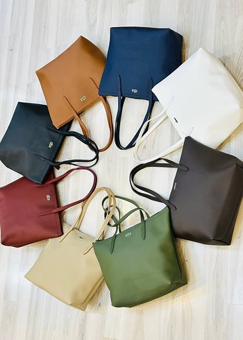 Lacoste Lacoste Kahverengi Deri Kadın Çanta