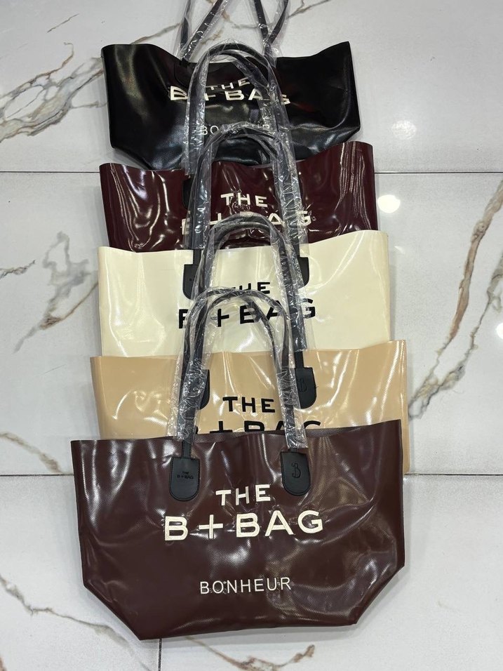 Camel Renkli Baskılı Deri Kadın Tote Çanta - Görsel 3