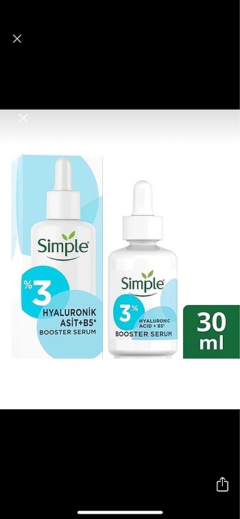 Simple hyaluronik asit