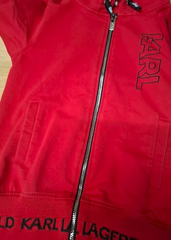 Kızlar İçin Kırmızı Eşofman Takımı - Görsel 6