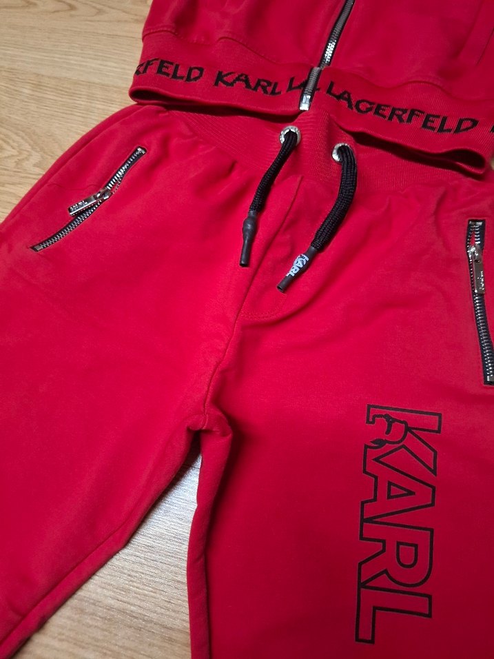 Kızlar İçin Kırmızı Eşofman Takımı - Görsel 2