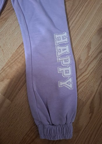 Mor Baskılı Kız Eşofman Altı - Görsel 4