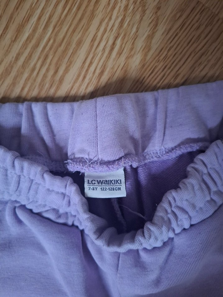 Mor Baskılı Kız Eşofman Altı - Görsel 5