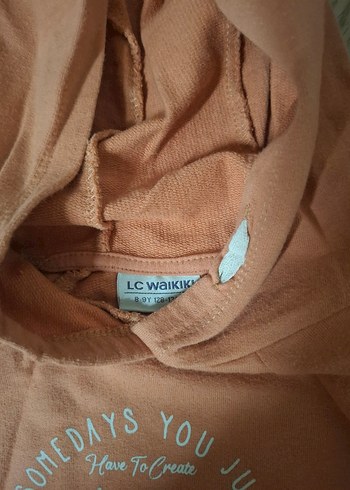 Kız Çocuk Kapüşonlu Fermuarlı Sweatshirt.8-9 yaş - Görsel 3