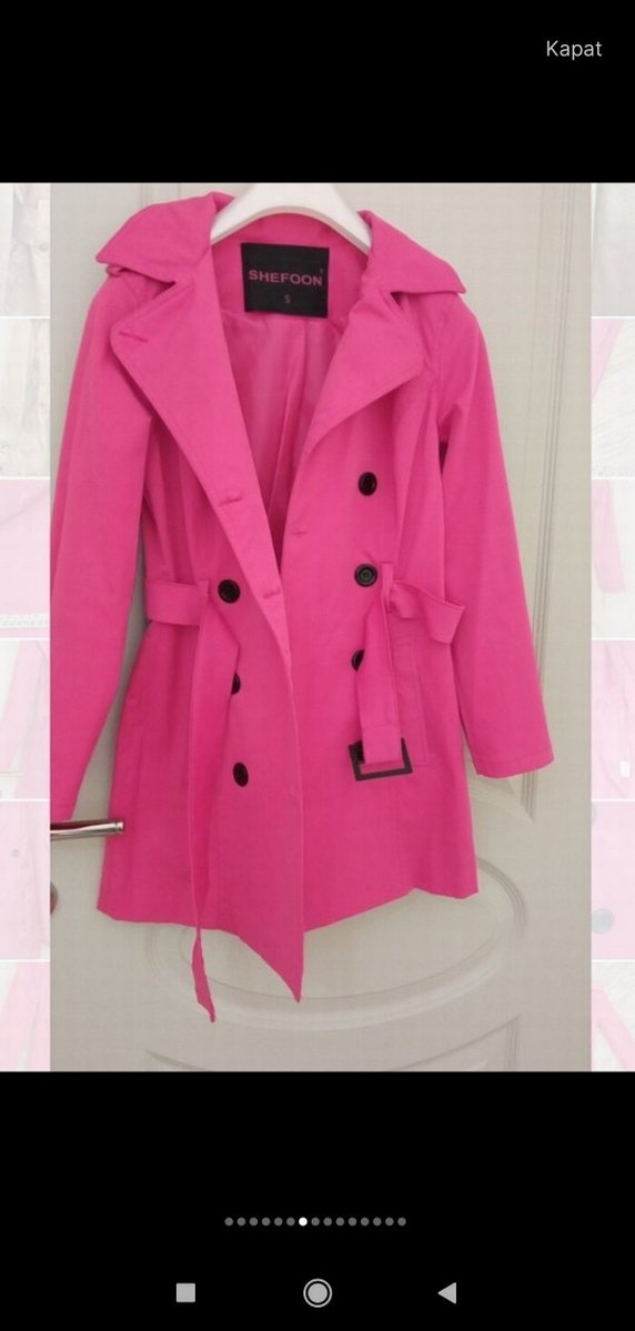 trençkot kaban mont ceket - Görsel 5