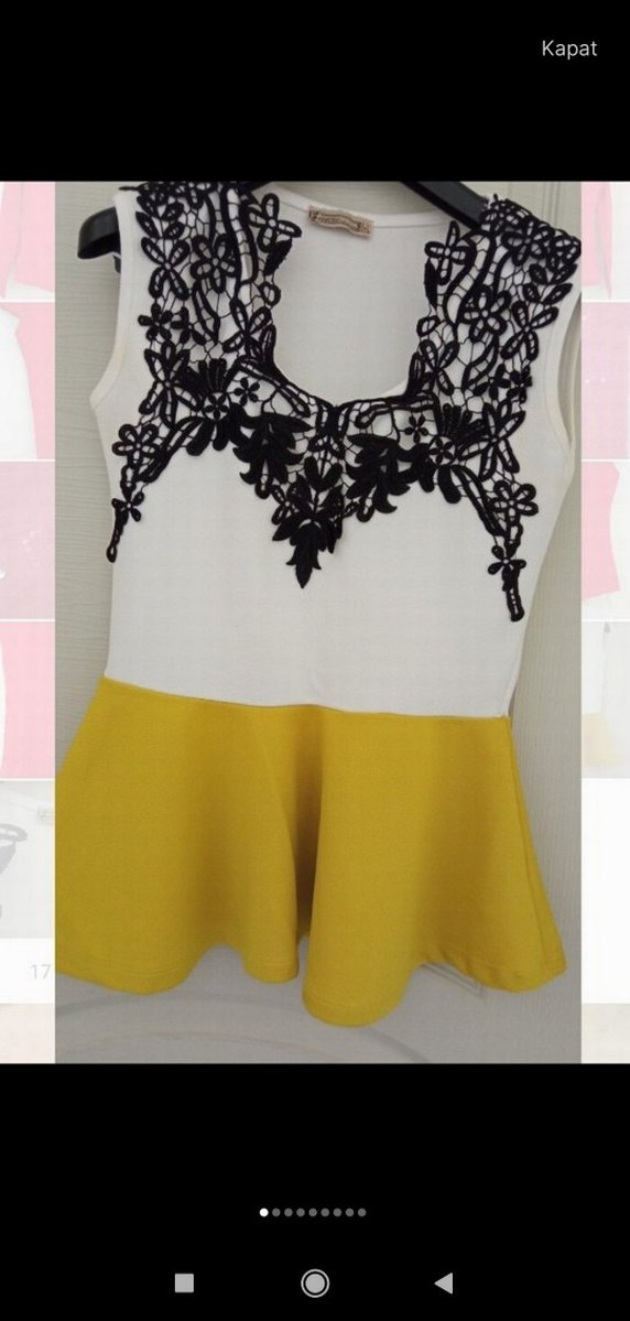 bluz üst tunik - Görsel 5