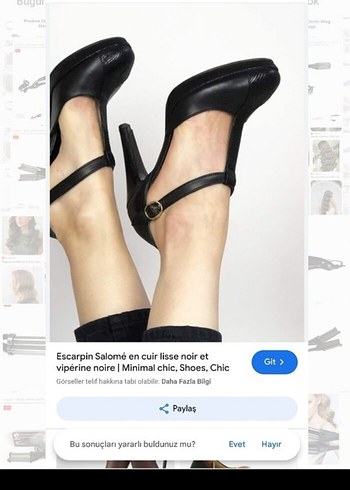 Siyah Gotik Platform Topuklu Kadın Ayakkabı - Görsel 4