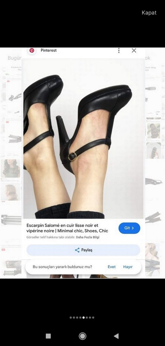 Siyah Gotik Platform Topuklu Kadın Ayakkabı - Görsel 4