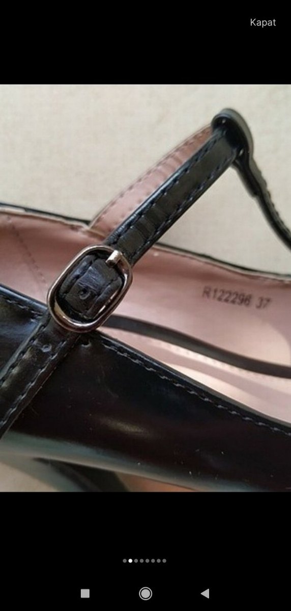 Siyah Gotik Platform Topuklu Kadın Ayakkabı - Görsel 2