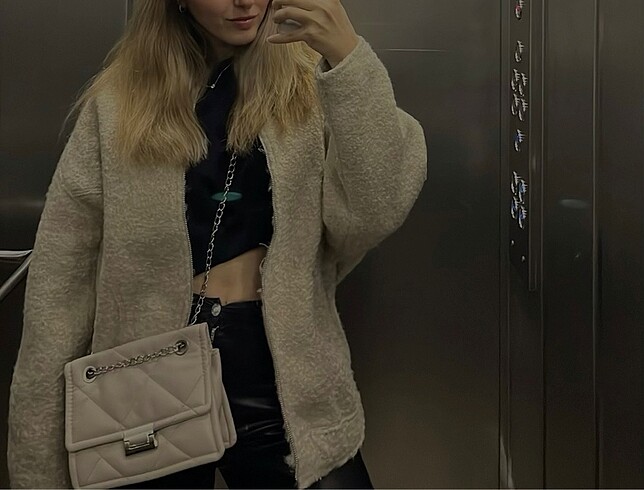 s Beden Zara buklet bomber ceket