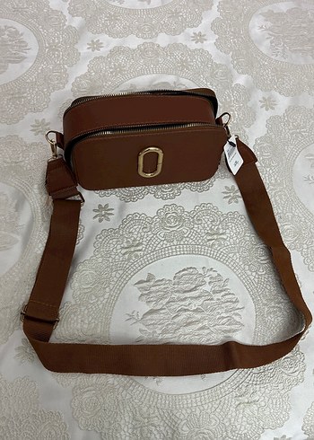 Kahverengi Deri Kadın Bel Çantası