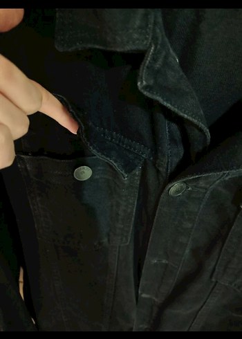 lcw Siyah Denim Erkek Ceket - Görsel 7