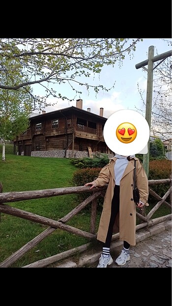 m Beden camel Renk Trençkot