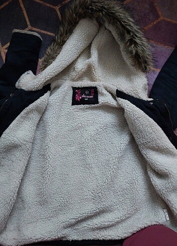 Kadin kürklü mont marka bird dart - Görsel 2