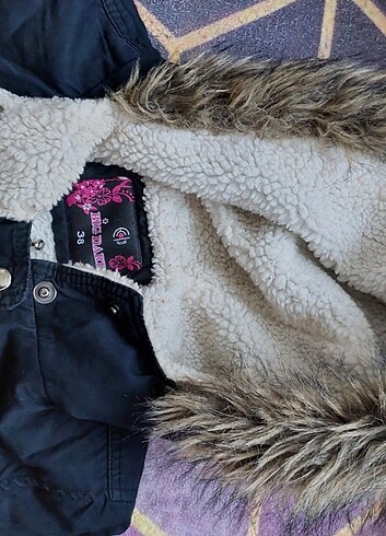 Kadin kürklü mont marka bird dart - Görsel 5