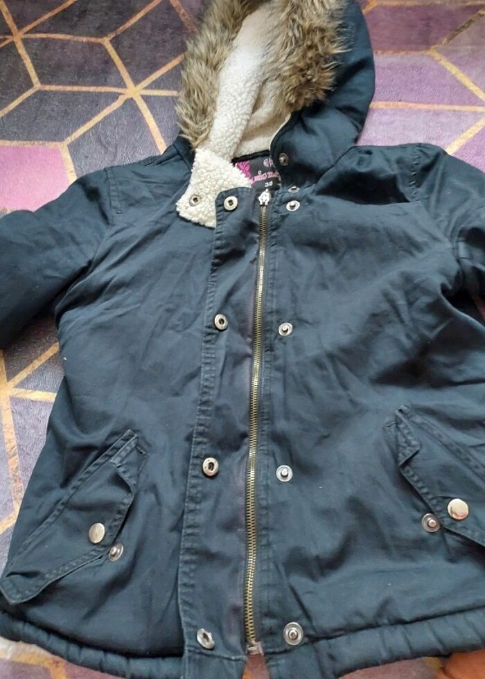 Kadin kürklü mont marka bird dart - Görsel 3