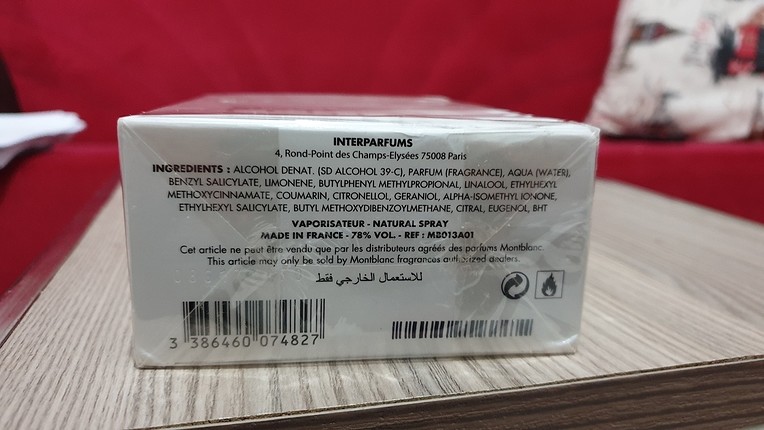 Mont Blanc erkek parfümü 