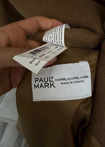 Bej Süet Düğmeli Erkek Midi Kaban - Görsel 3