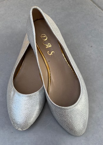 Gri Parlak Suni Deri  Blok Topuklu Kadın Babet - Görsel 11