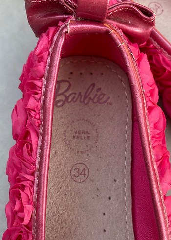 Kız Çocuk Pembe Fırfırlı Babet Ayakkabı - Görsel 2