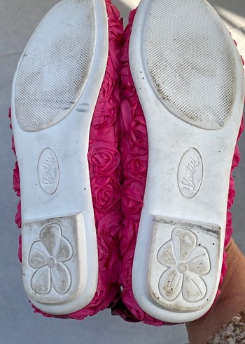 Kız Çocuk Pembe Fırfırlı Babet Ayakkabı - Görsel 4