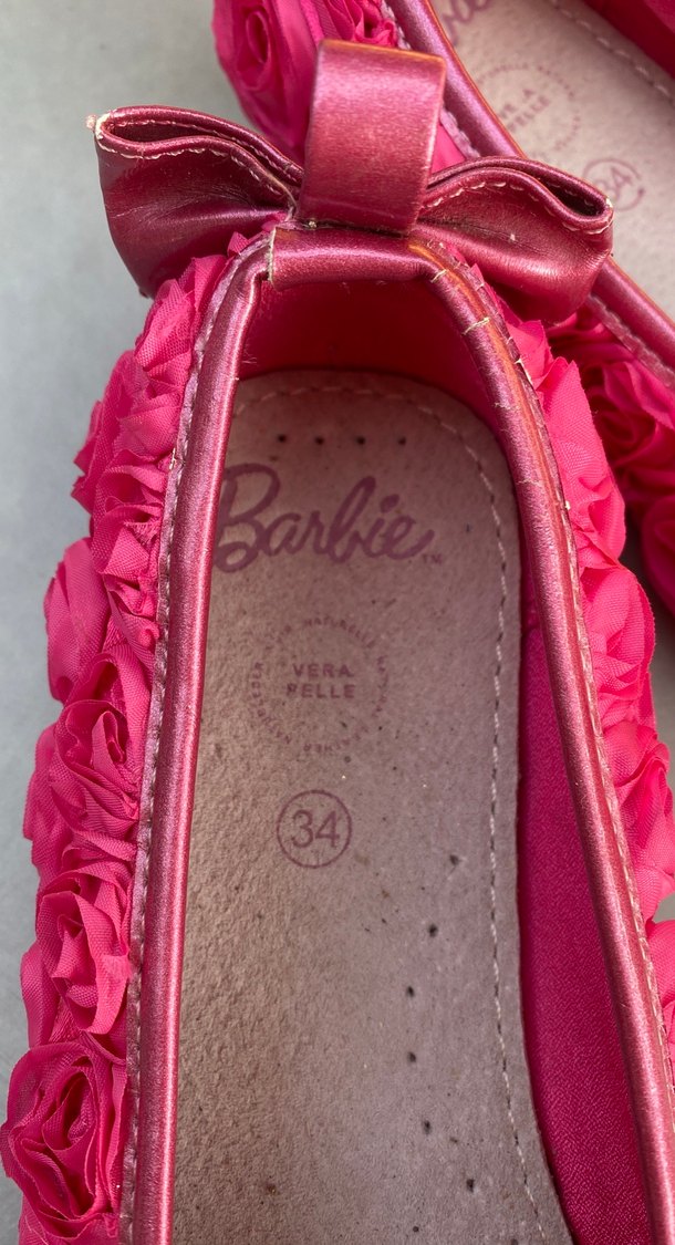 Kız Çocuk Pembe Fırfırlı Babet Ayakkabı - Görsel 2