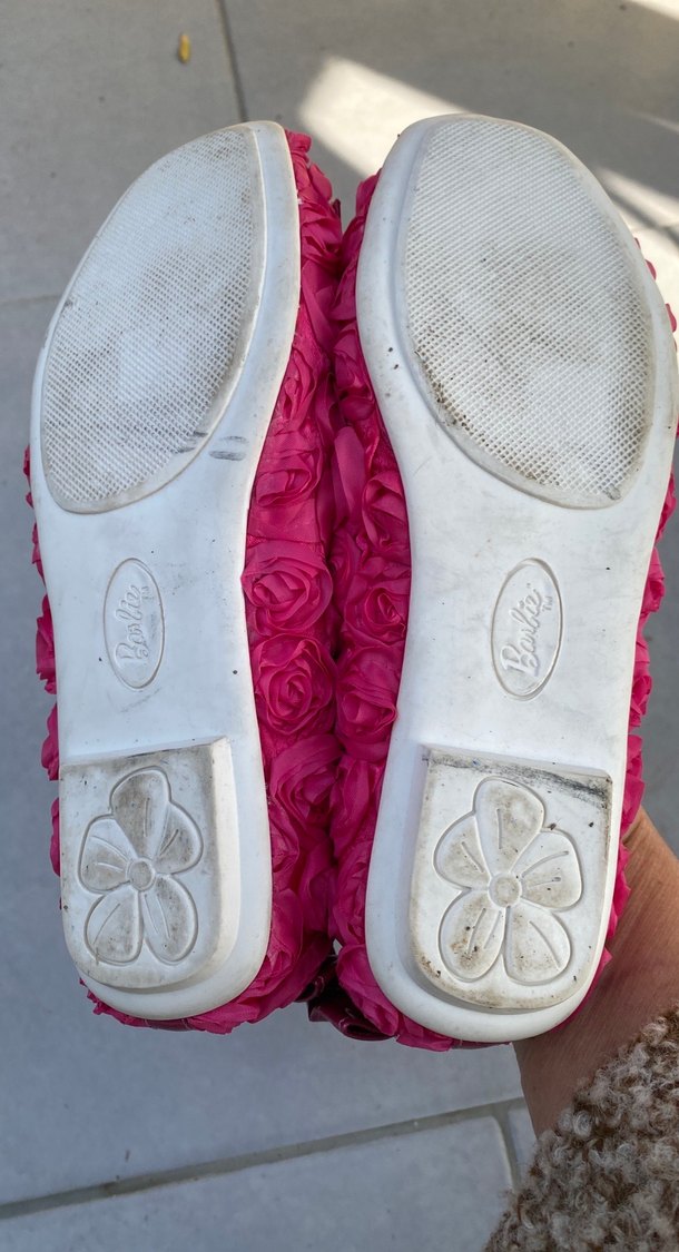 Kız Çocuk Pembe Fırfırlı Babet Ayakkabı - Görsel 4
