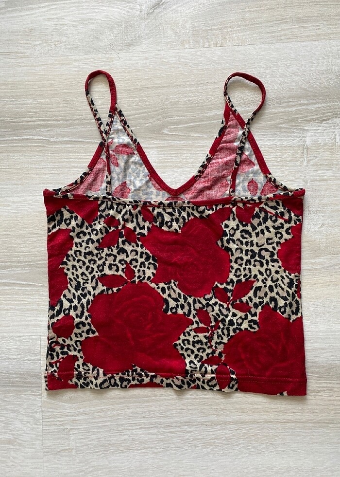 Askılı penye bluz - Görsel 2