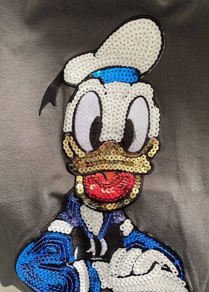 Tişört pul payet işlemeli - Görsel 5