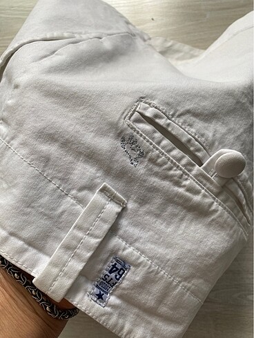 Beyaz kısa bayan şort - Görsel 9