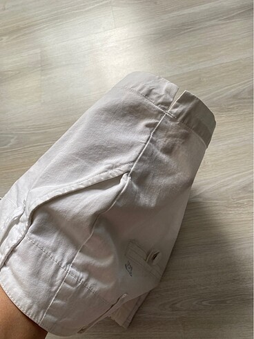 Beyaz kısa bayan şort - Görsel 8