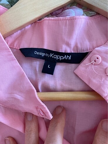 Pembe uzun kollu uzun elbise - Görsel 6