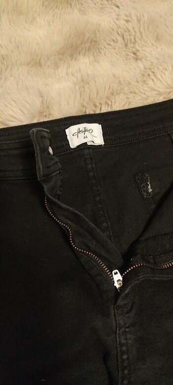 44 Beden bol paça kot pantolon